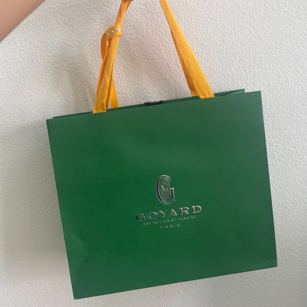 Small Goyard (empty) shopping bag